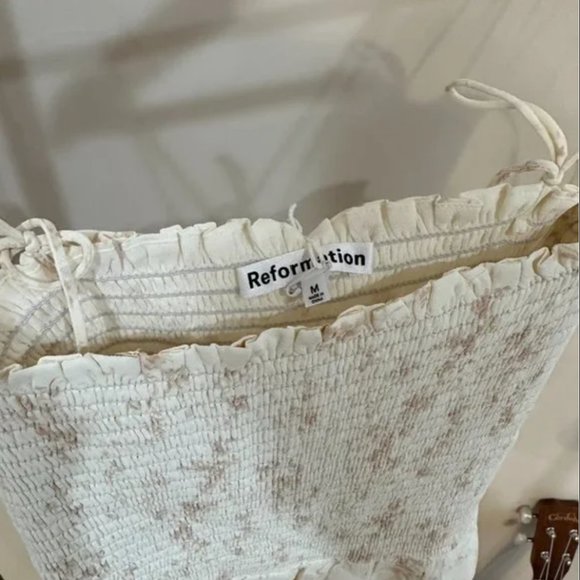 Reformation Sable Midi Dress - Riso - Picture 6 of 7